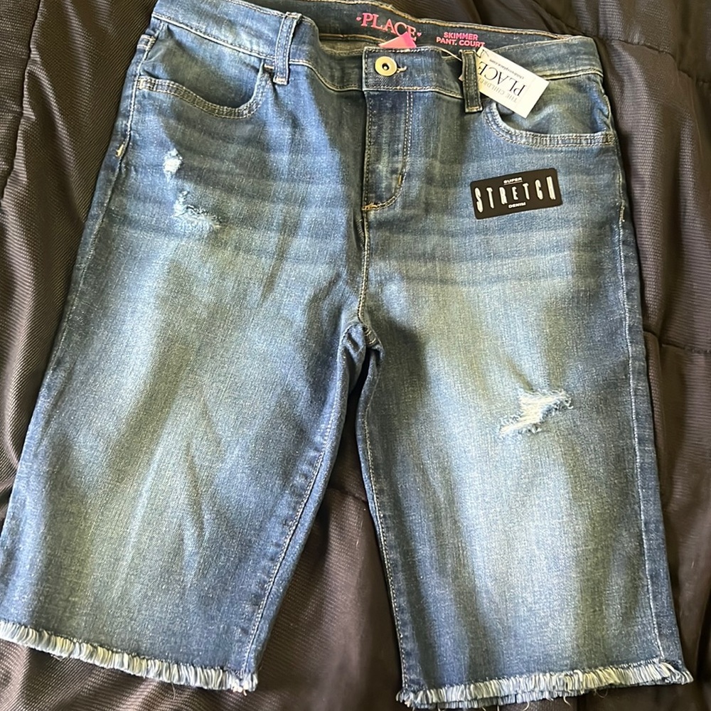 Children’s Place denim shorts brand new for girls